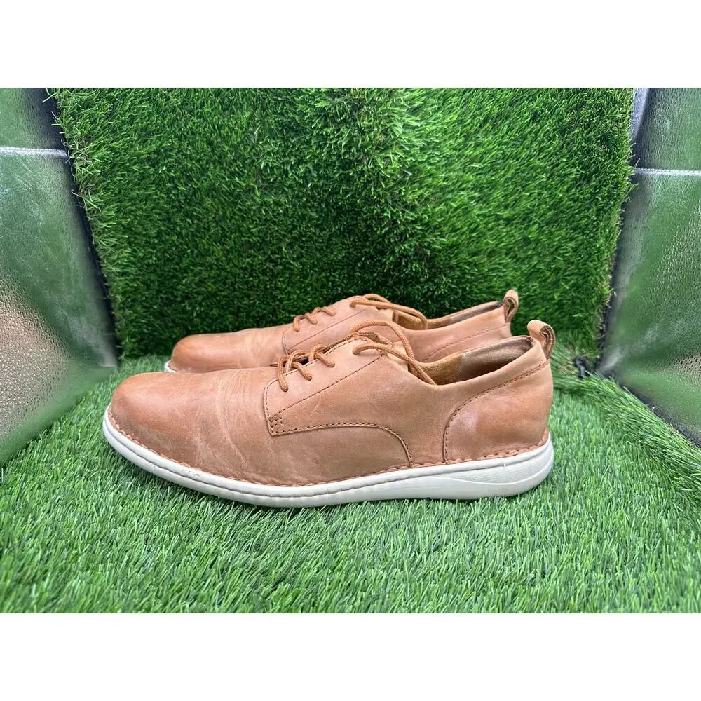 Born Todd BM0006806 Casual Sneaker Shoes Men 10.5M Brown Leather Lace-Up Walking
